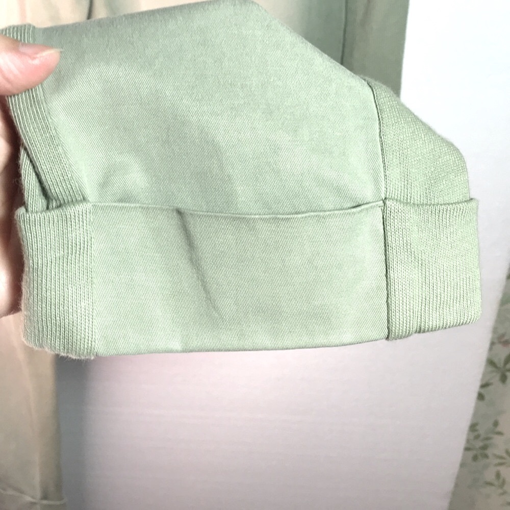 ALICE + OLIVIA- Liliana Cuff Paperbag Pants Sage Green Lightweight Twill Small - Picture 11 of 14